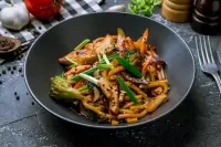 Wok de dinde au sésame