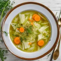 Soupe de chou et persil