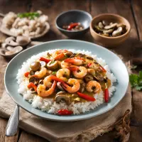 Crevettes sautées au curry