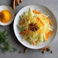 Chou blanc sauté aux épices