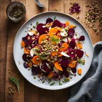 Salade tiède de légumes d'hiver
