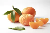 Clémentine ou Mandarine, pulpe, crue